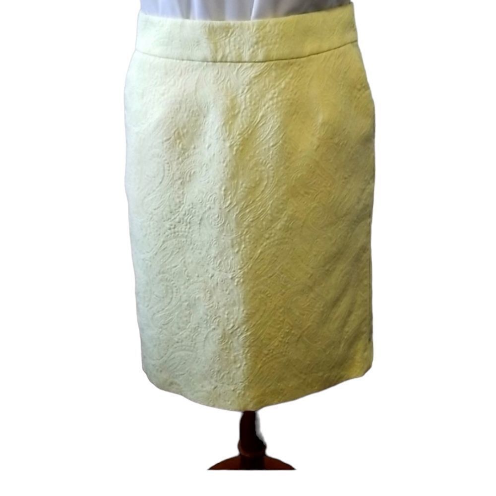 Banana Republic Yellow Skirt size 8